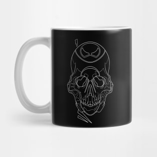 Ice Cutter Black Skull Mug